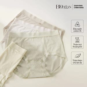Alternative view of Quần lót nữ ren dệt nổi thoáng mát Bellla