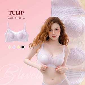 Áo Ngực ren không gọng siêu mỏng Tulip