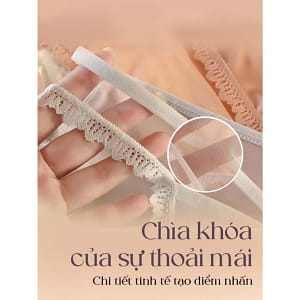 Alternative view of Quần lót nữ vải satin bóng Flora