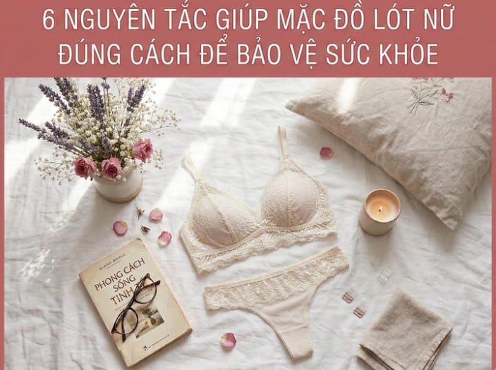 6 Nguyên Tắc Mặc Đồ Lót Nữ Đúng Cách Để Bảo Vệ Sức Khỏe