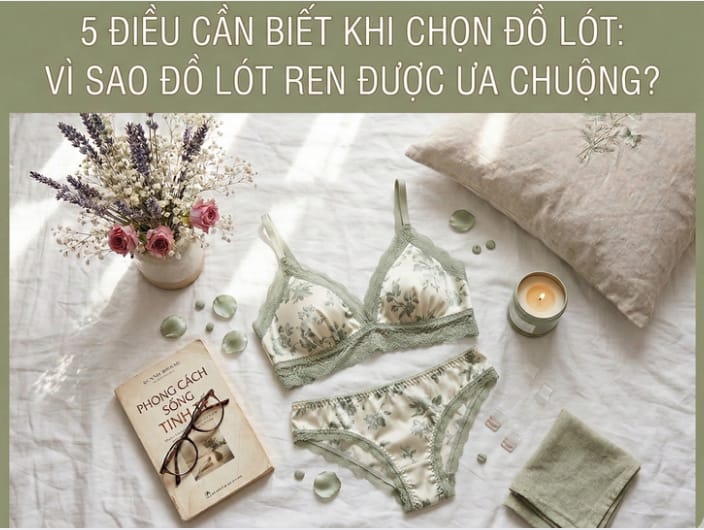 5 Điều Cần Biết Khi Chọn Đồ Lót: Vì Sao Đồ Lót Ren Được Ưa Chuộng?